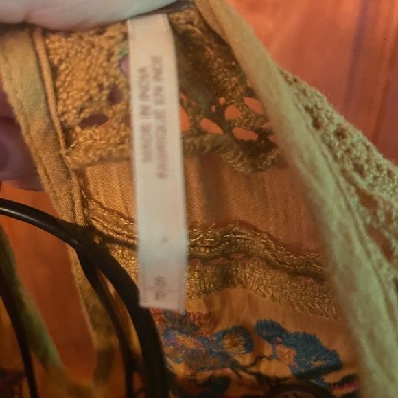 Free People Boho lace and embroidery dress. Sz SP - Picture 2 of 4